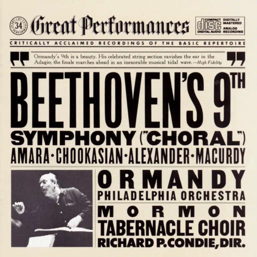 Beethoven: Symphony No. 9 in D Minor, Op. 125 "Choral"