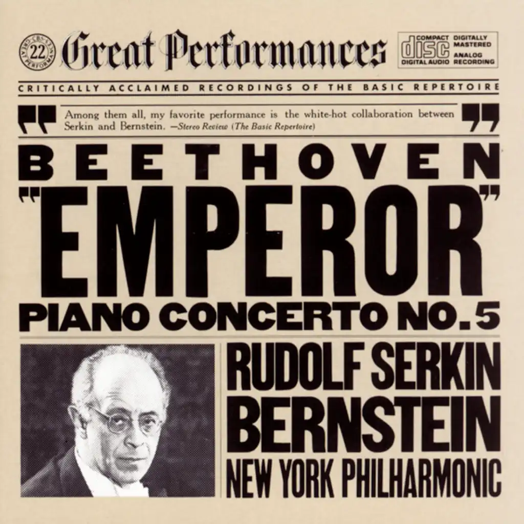 Beethoven: Piano Concerto No. 5 in E-Flat Major, Op. 73 "Emperor"