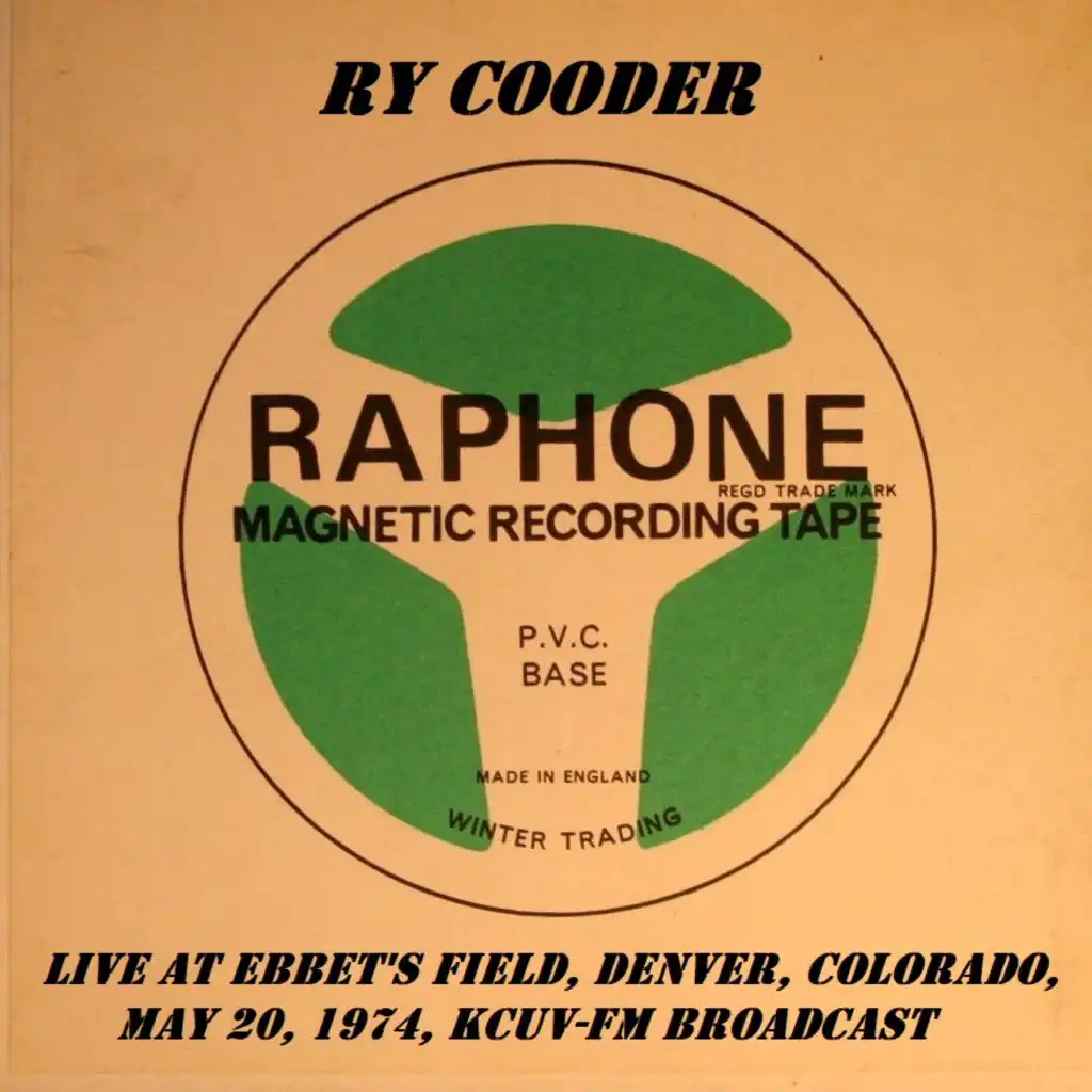 Live At Ebbet's Field, Denver, Colorado, May 20th 1974, KCUV-FM Broadcast (Remastered)