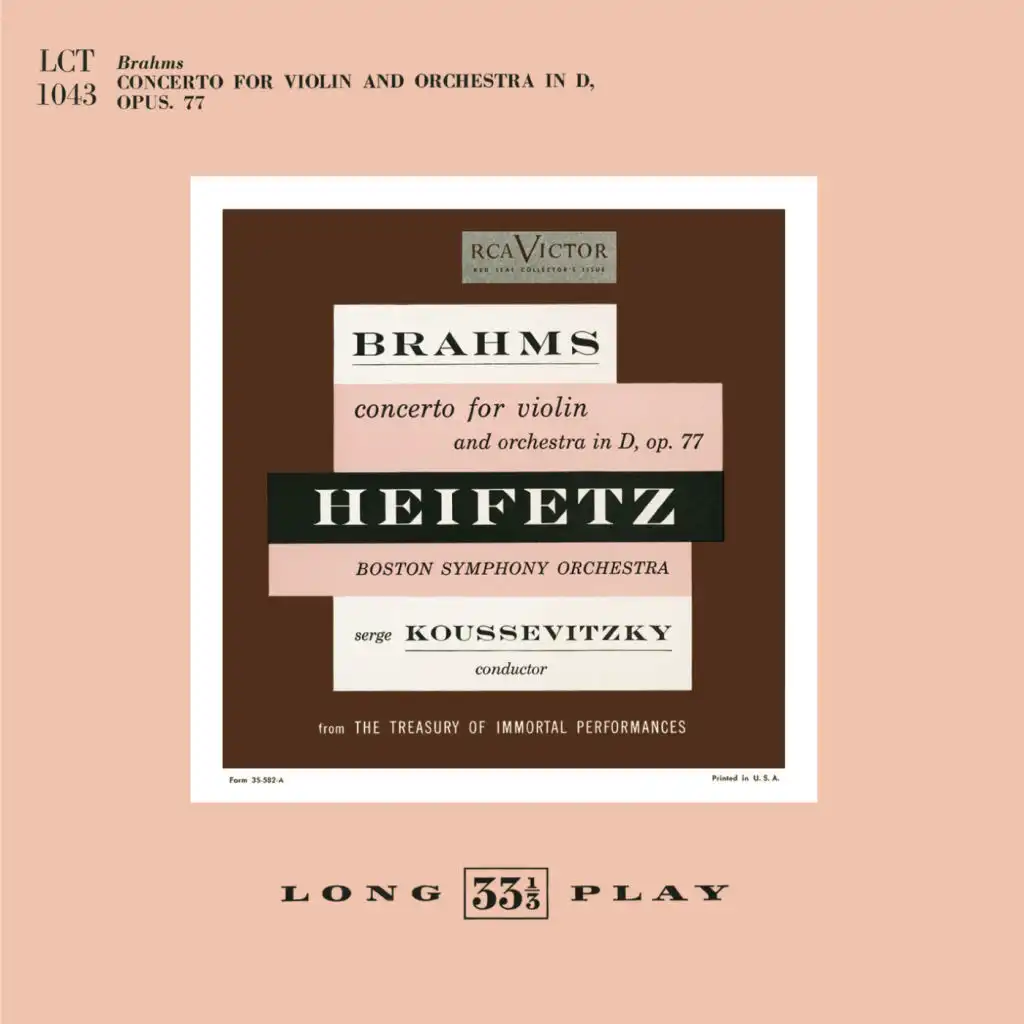 Violin Concerto in D Major, Op. 77: I. Allegro non troppo