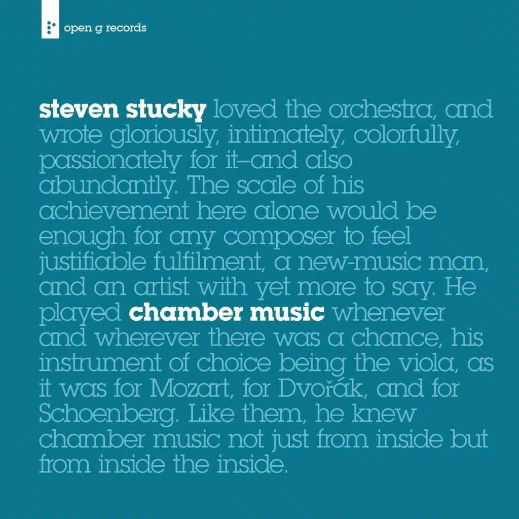 Steven Stucky: Chamber Music