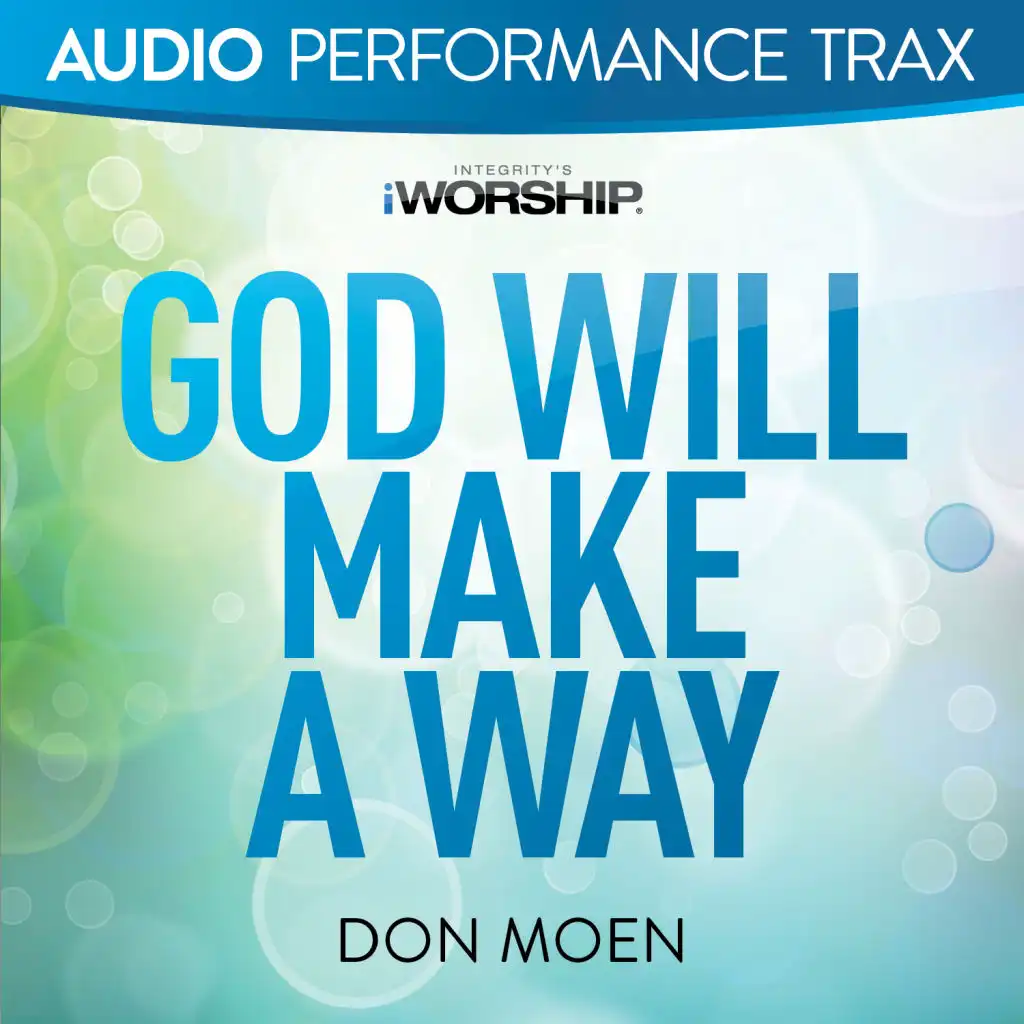 God Will Make a Way (Original Key Without Background Vocals)