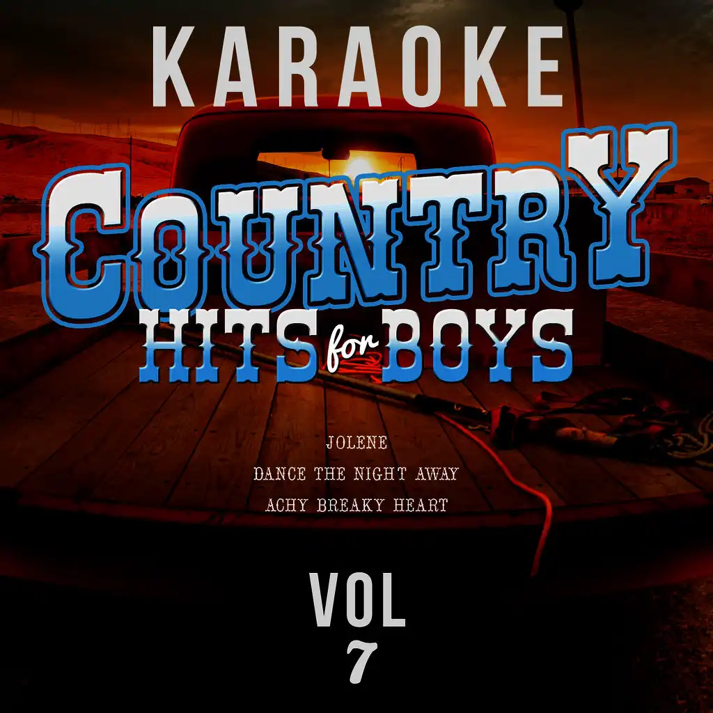 Karaoke - Country Hits for Boys, Vol. 7