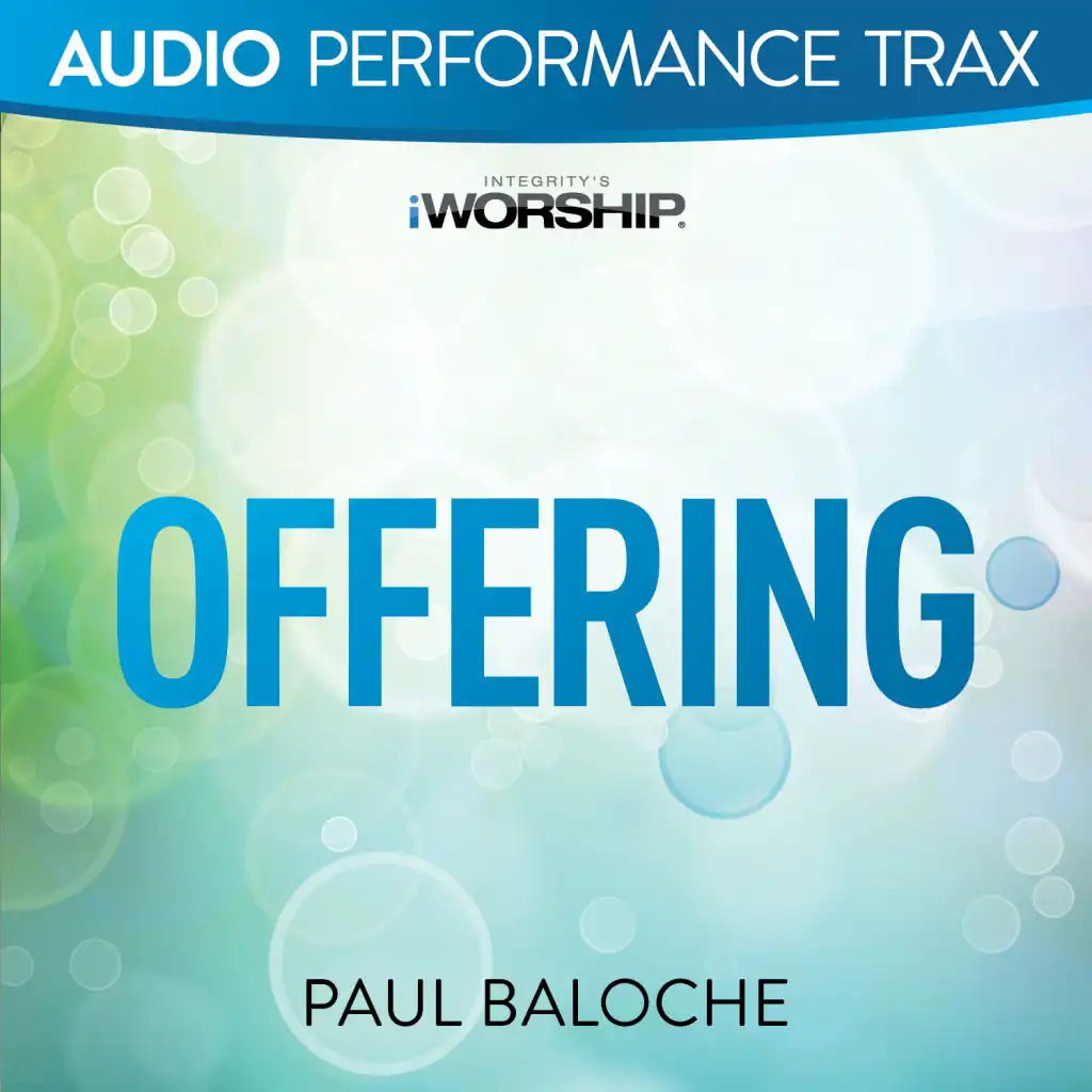 Offering (Audio Performance Trax)