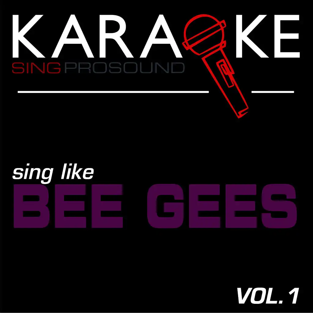 Alone (In the Style of Bee Gees) [Karaoke Instrumental Version]