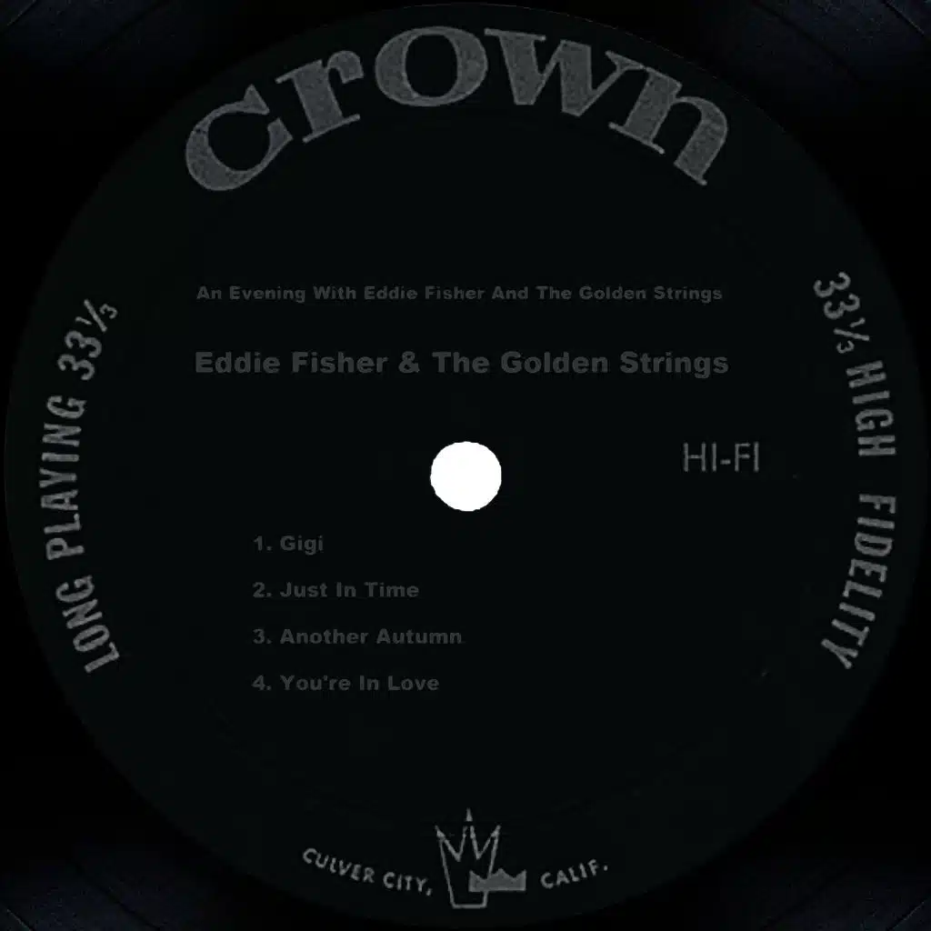 An Evening With Eddie Fisher And The Golden Strings