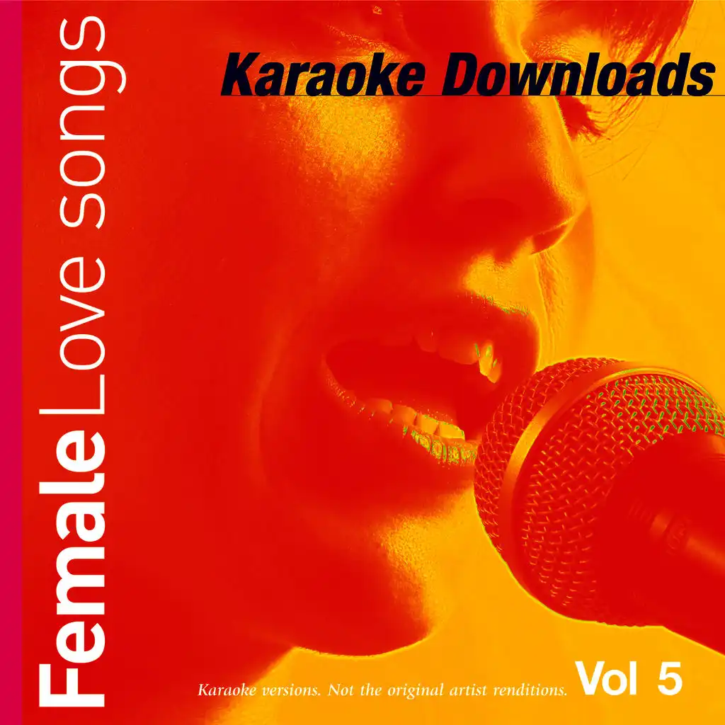 Karaoke Downloads - Female Love Songs Vol.5