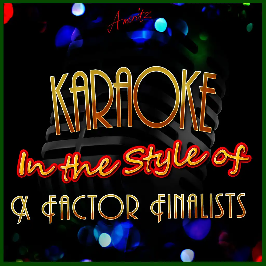 Karaoke - In the Style of X Factor Finalists