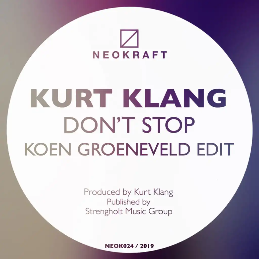 Don't Stop (Koen Groeneveld Extended Edit)