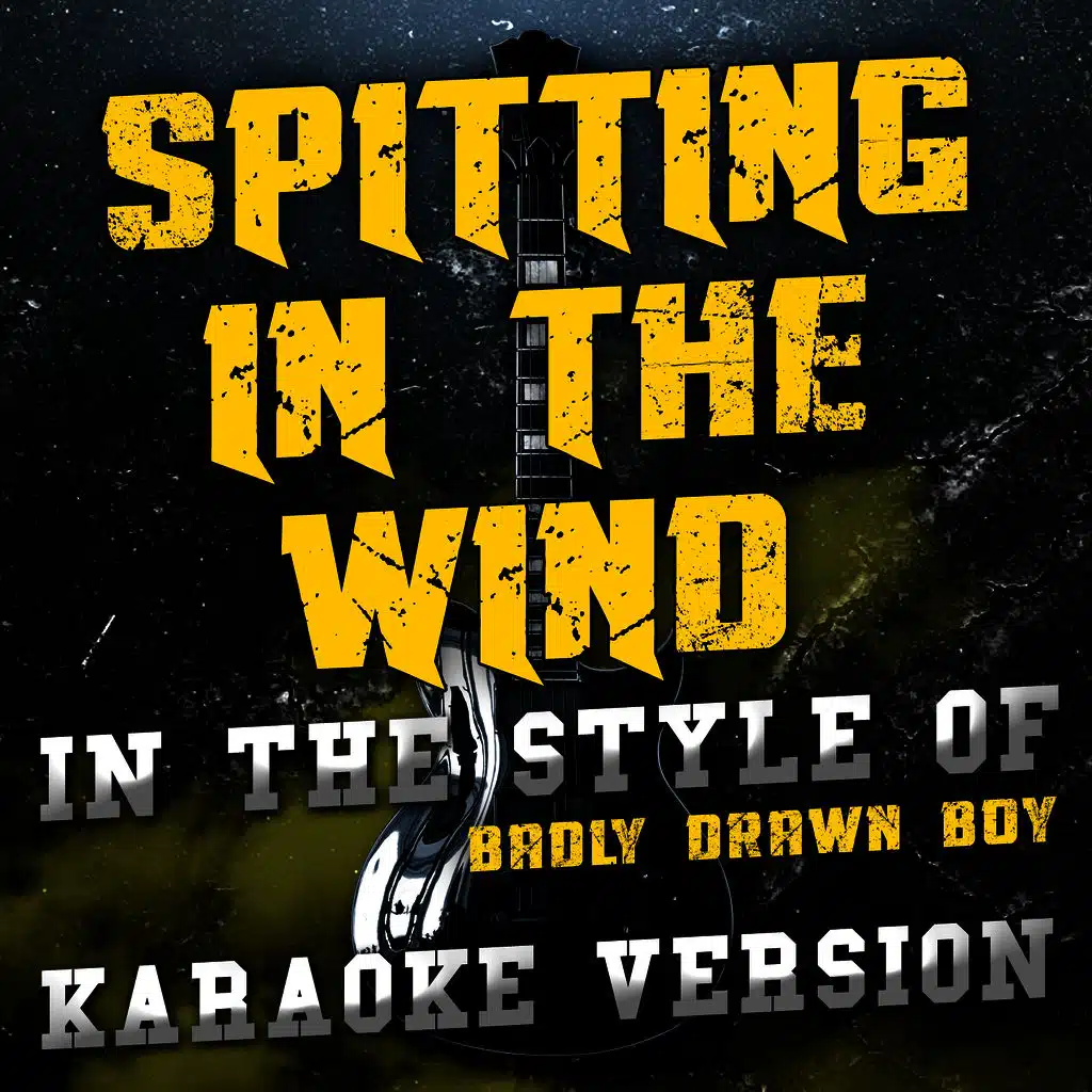 Spitting in the Wind (In the Style of Badly Drawn Boy) [Karaoke Version]