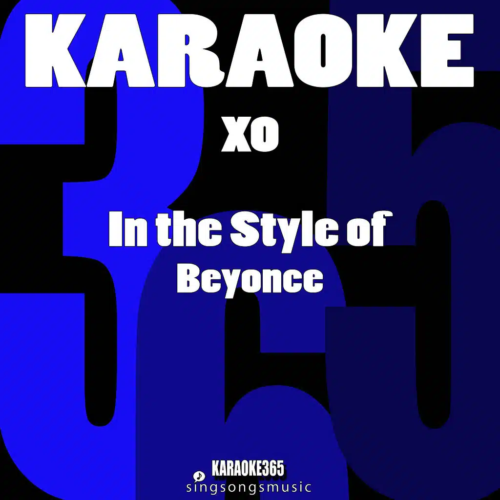 Xo (In the Style of Beyonce) [Karaoke Version] - Single