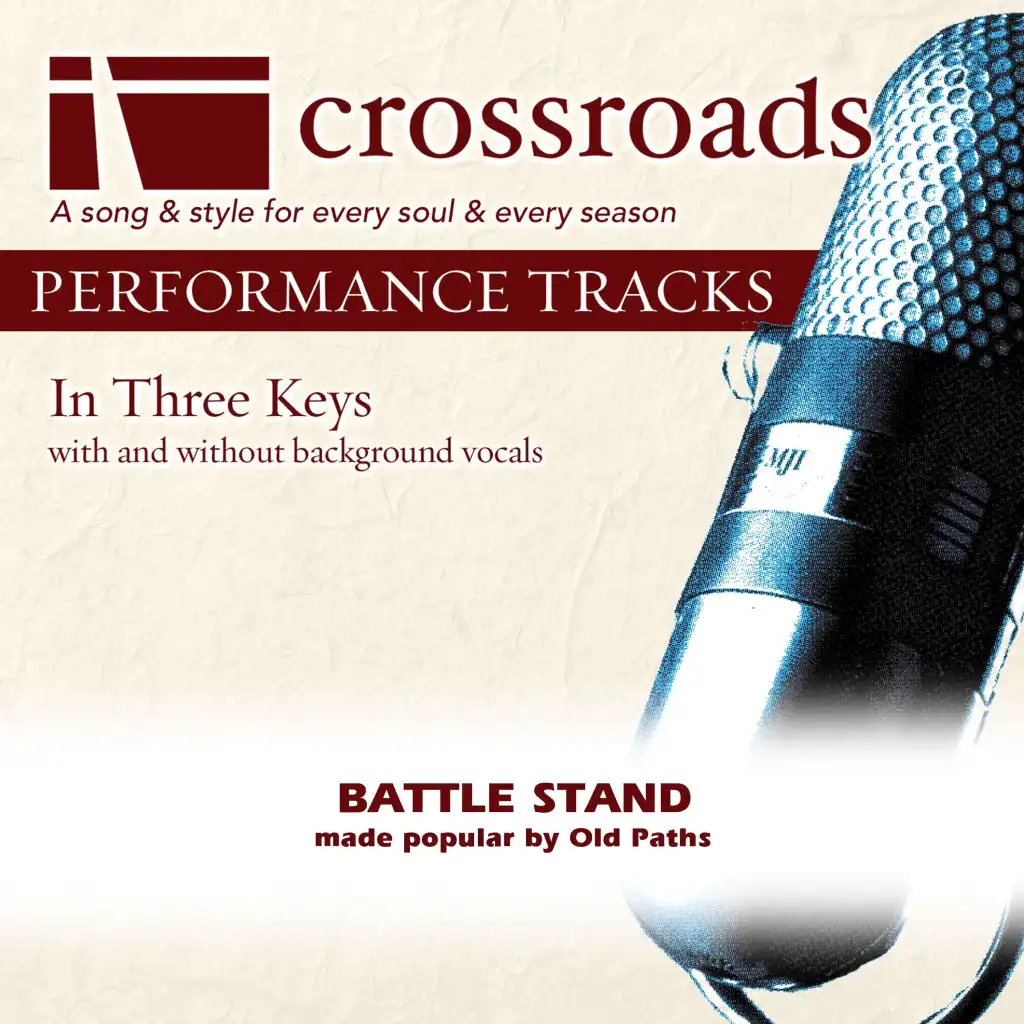 Battle Stand (Performance Track High without Background Vocals in Bb)