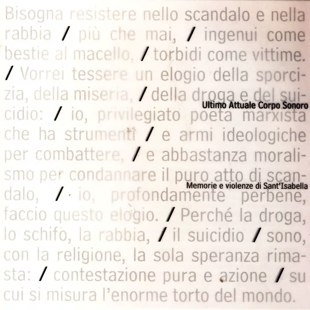 Memorie e Violenze di Sant'Isabella