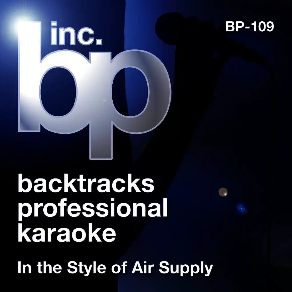 Karaoke - In the Style of Air Supply