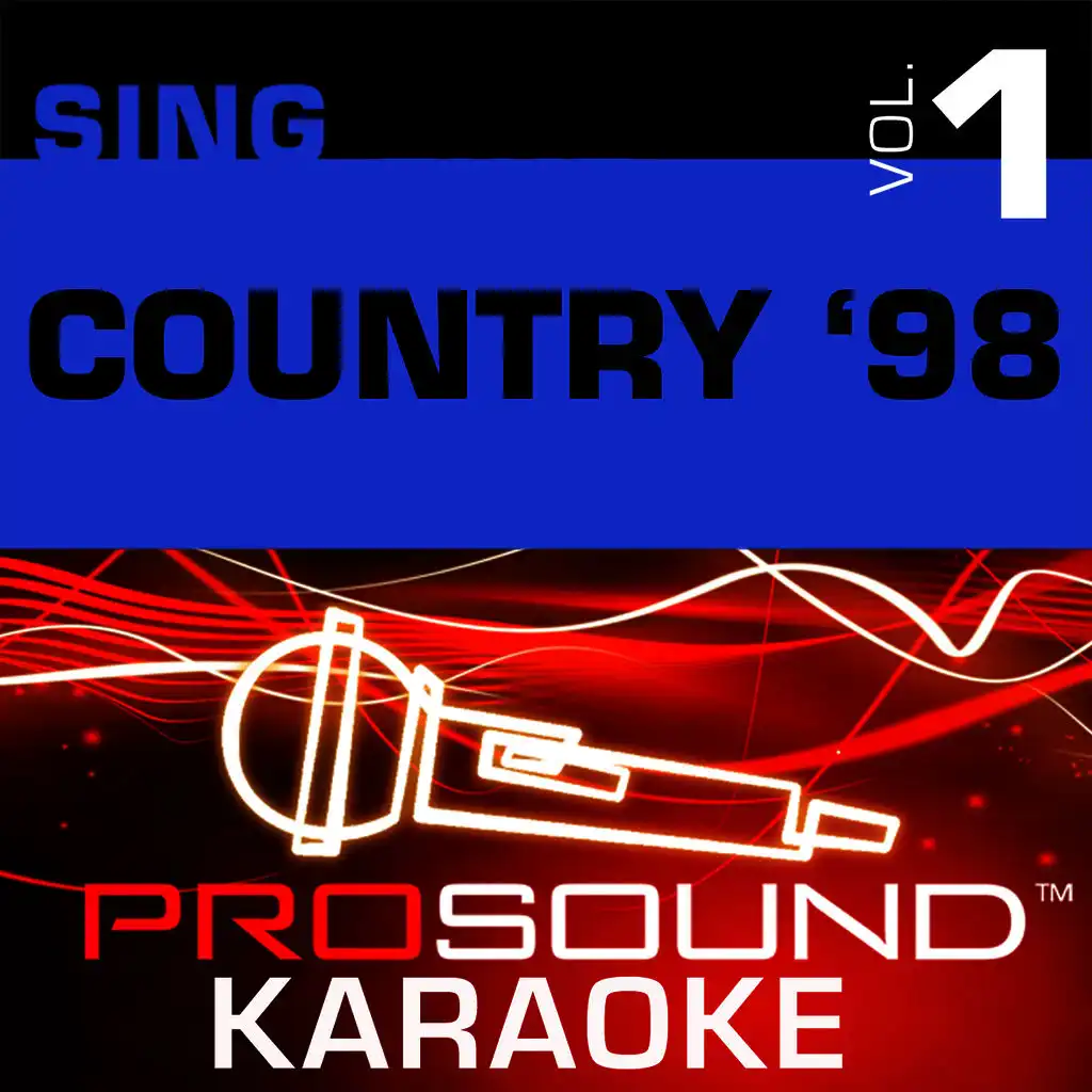 Sing Country '98 v.1 (Karaoke Performance Tracks)