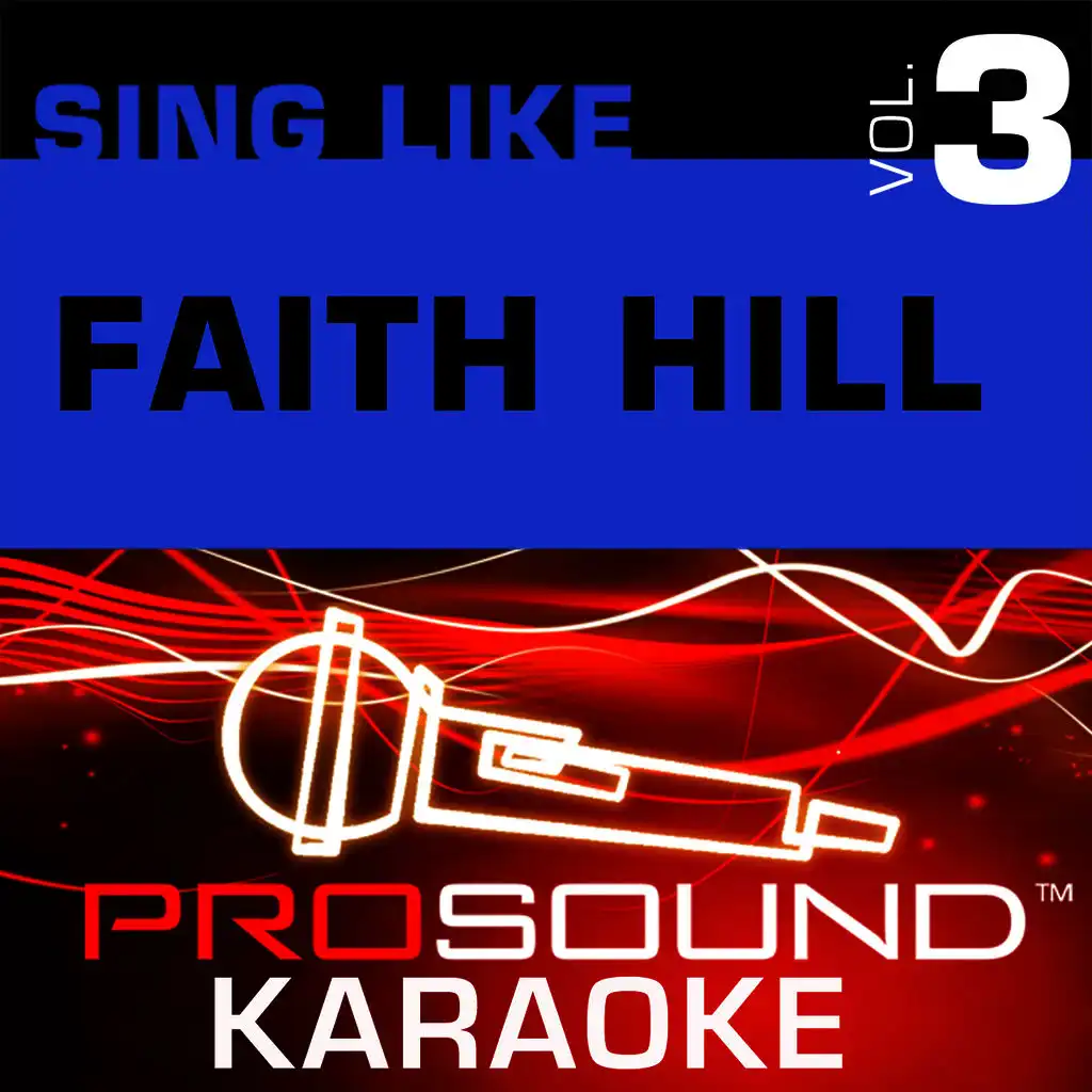 When You Cry (Karaoke with Background Vocals) [In the Style of Faith Hill]