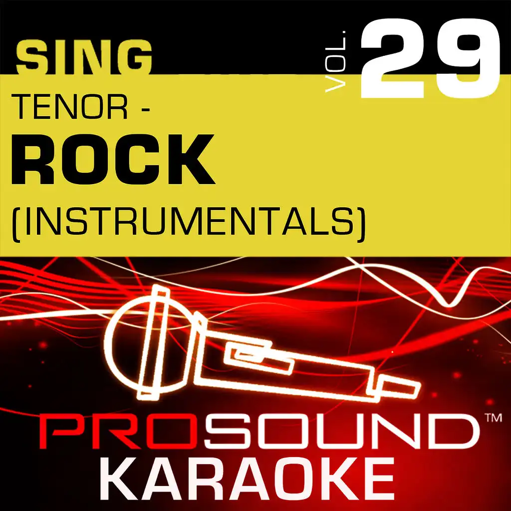 Sing Tenor - Rock, Vol. 29 (Karaoke Performance Tracks)