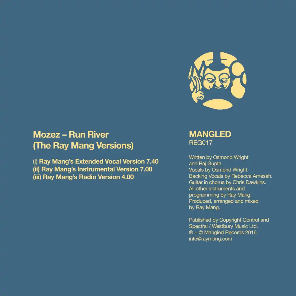 Run River (Ray Mang's Extended Vocal Version)
