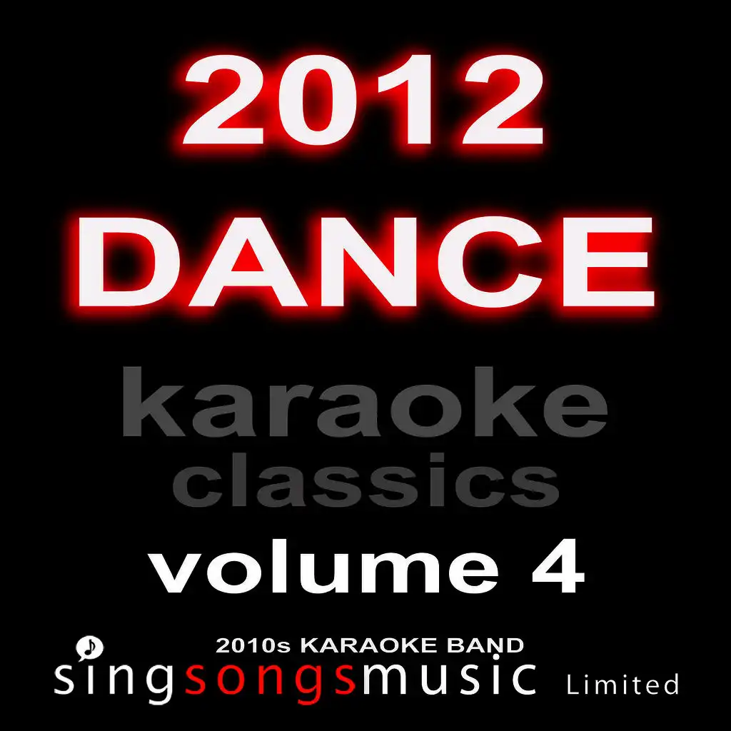 2012 Dance Karaoke Classics Volume 4