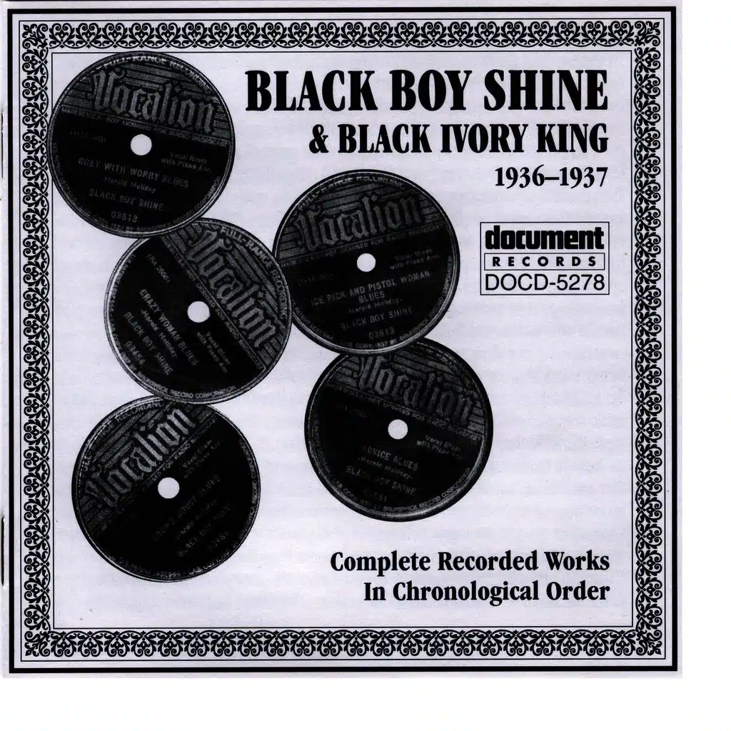 Black Boy Shine & Black Ivory King 1936-1937