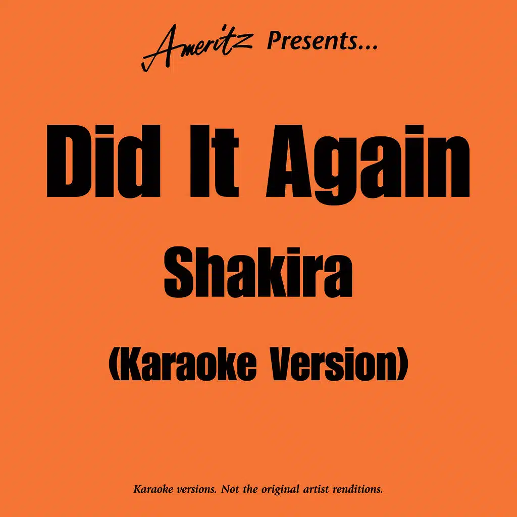 Did It Again - Karaoke Version