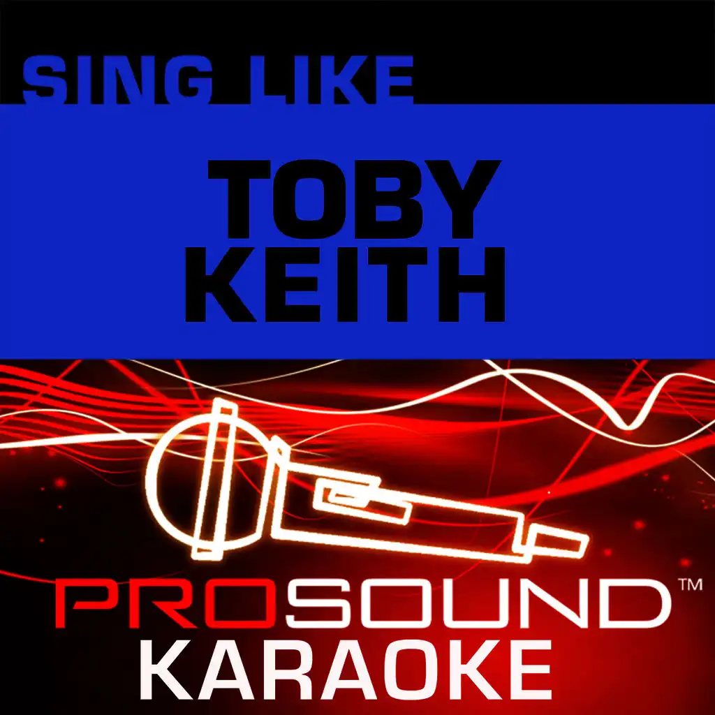 You Shouldn't Kiss Me Like This (Karaoke with Background Vocals) [In the Style of Toby Keith]