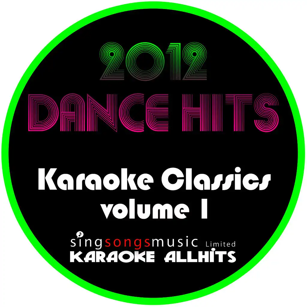 2012 Dance Karaoke Classics Volume 1