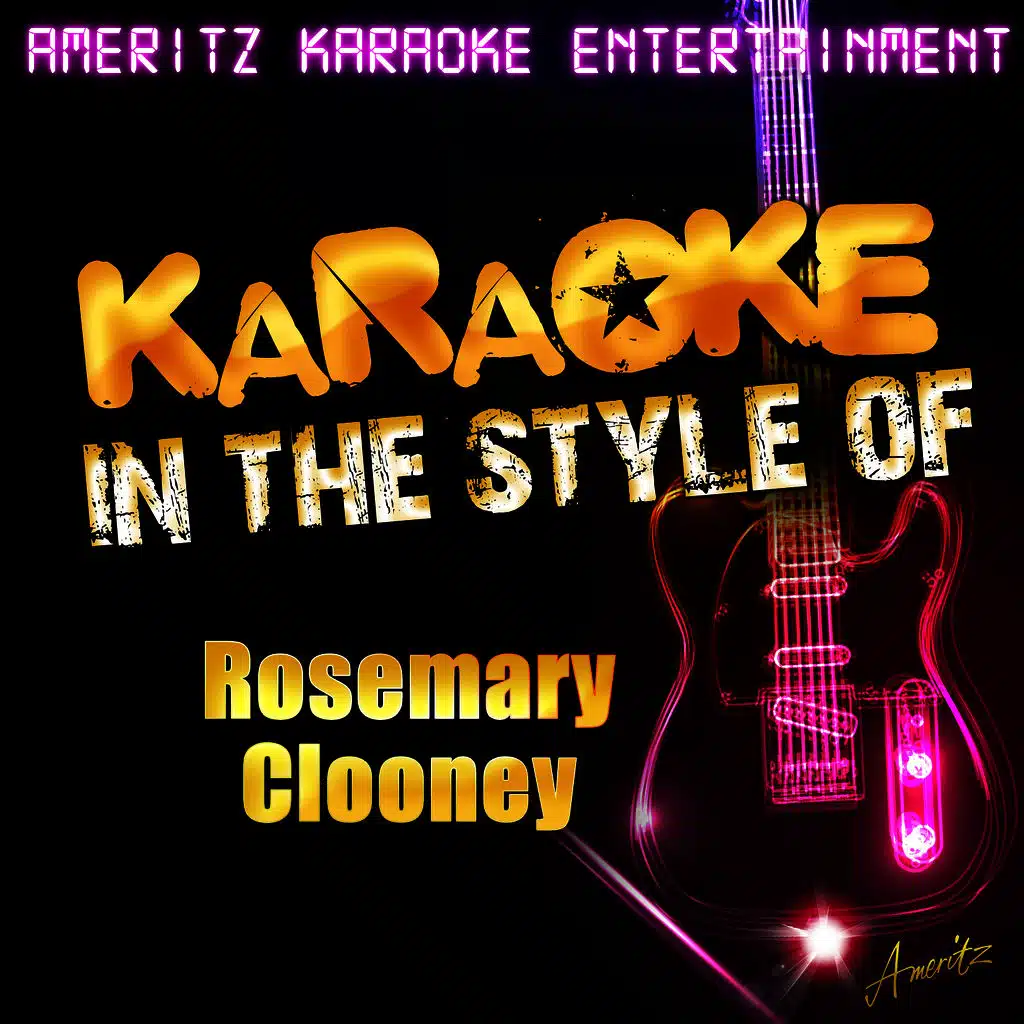 Karaoke - In the Style of Rosemary Clooney