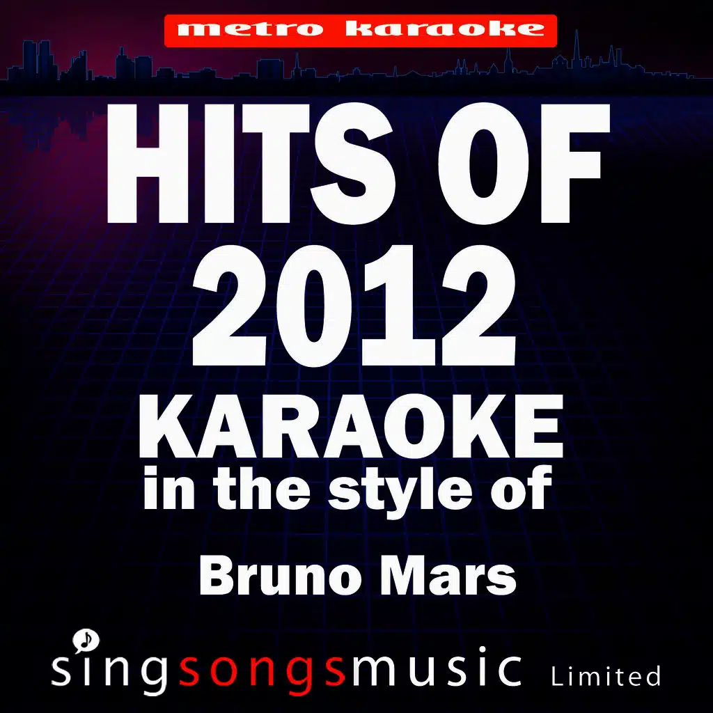 Count On Me (In the Style of Bruno Mars) [Karaoke Version]