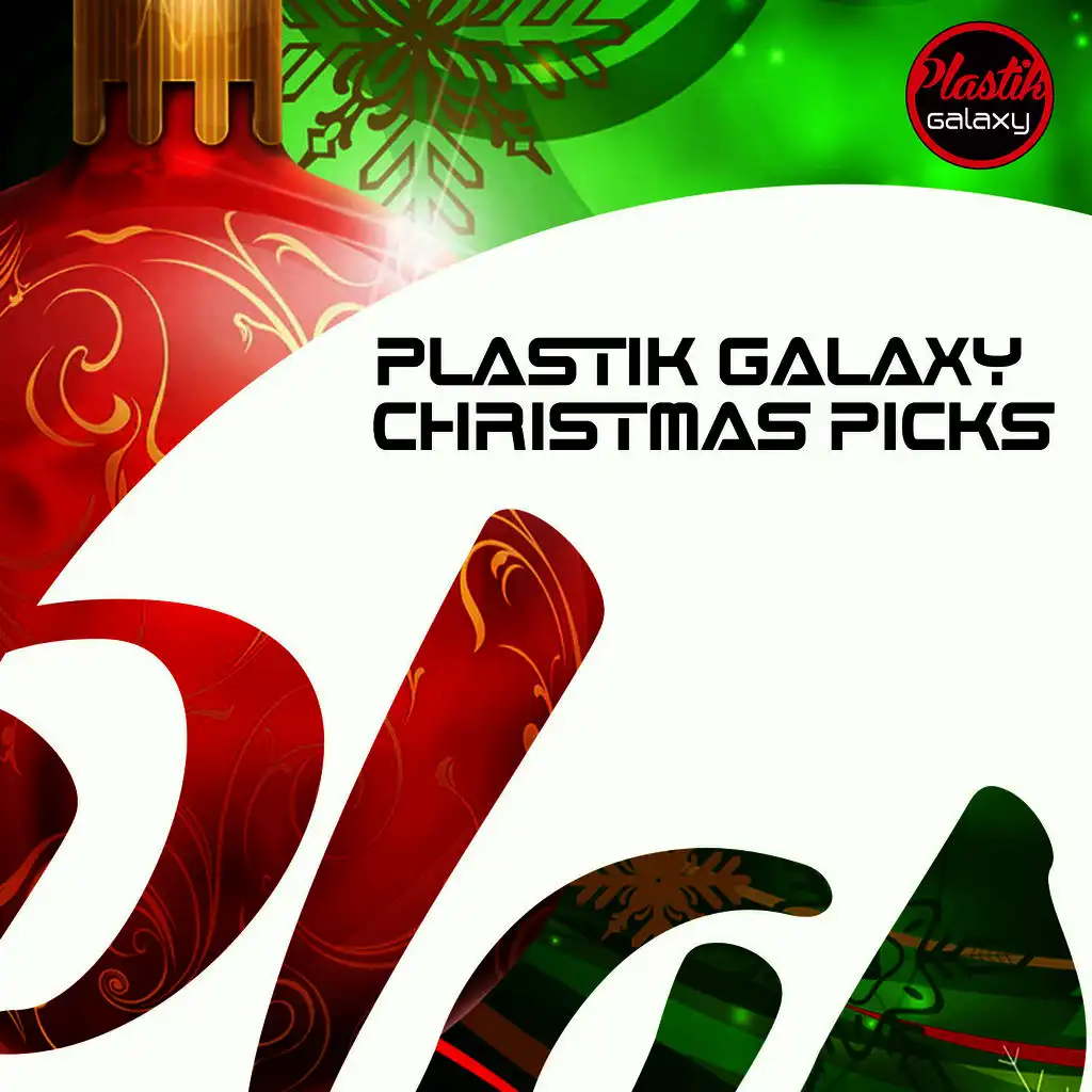 Plastik Galaxy Christmas Picks