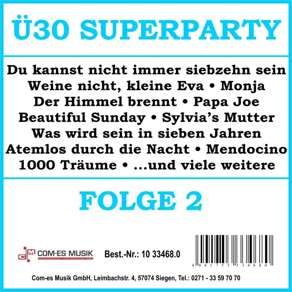 Ü30 Superparty, Folge 2