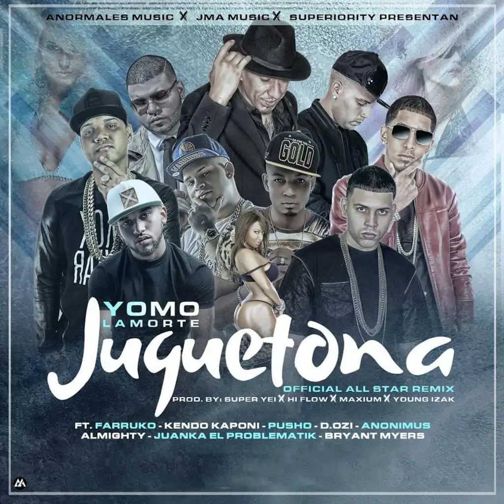 Juguetona (Allstar Remix) [feat. Farruko, Kendo Kaponi, Pusho, Anonimus, Almighty, Bryant Myers, Juanka & D.Ozi]