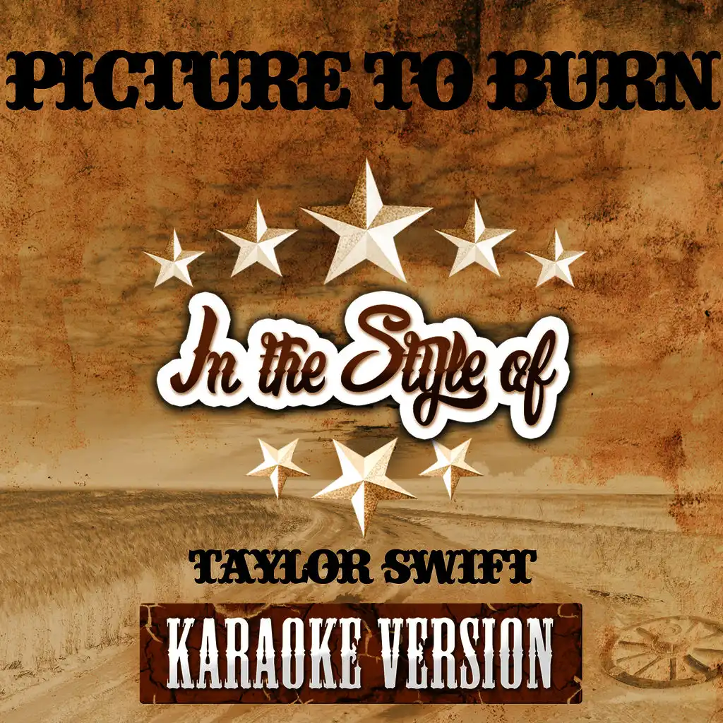 Picture to Burn (In the Style of Taylor Swift) [Karaoke Version] - Single