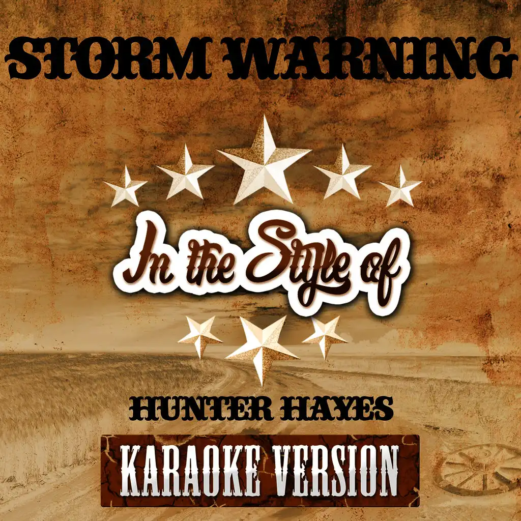 Storm Warning (In the Style of Hunter Hayes) [Karaoke Version] - Single