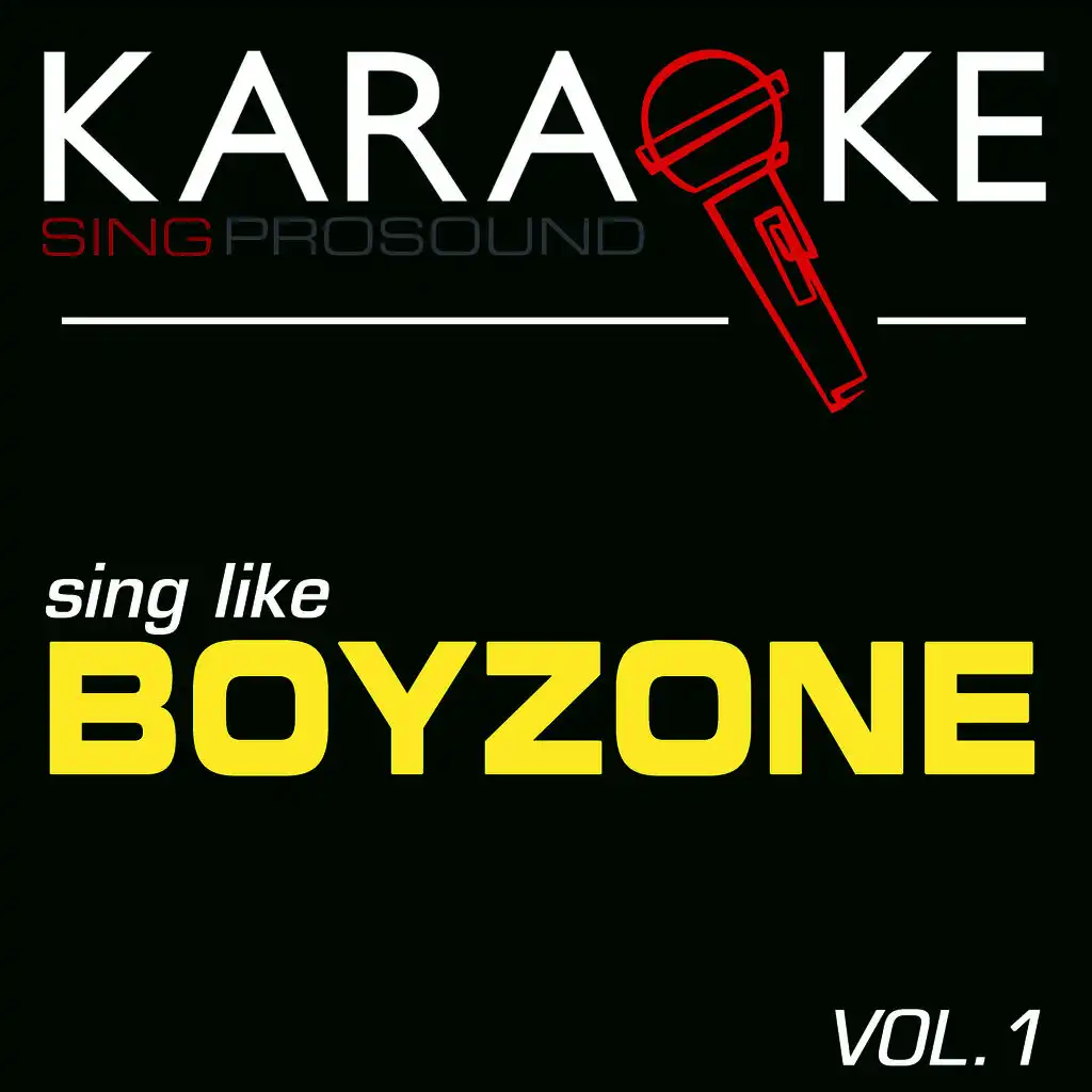 Karaoke in the Style of Boyzone, Vol. 1