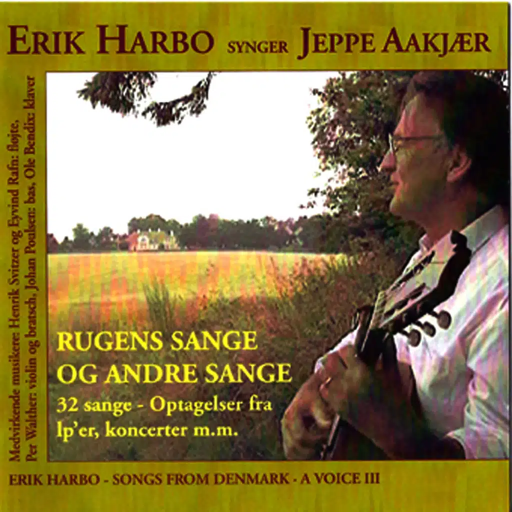 Erik Harbo Rugens Sange 32 Sange af Jeppe Aakjær