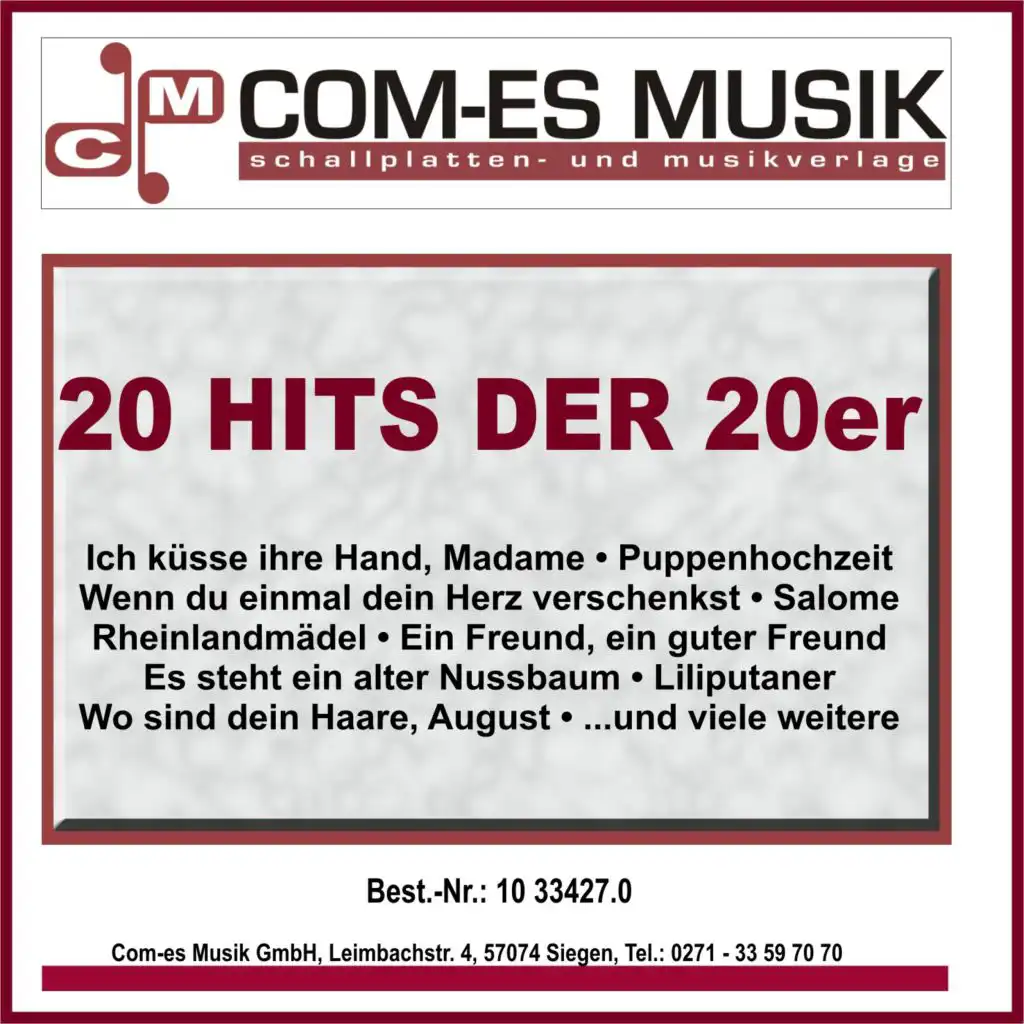 20 Hits der 20er