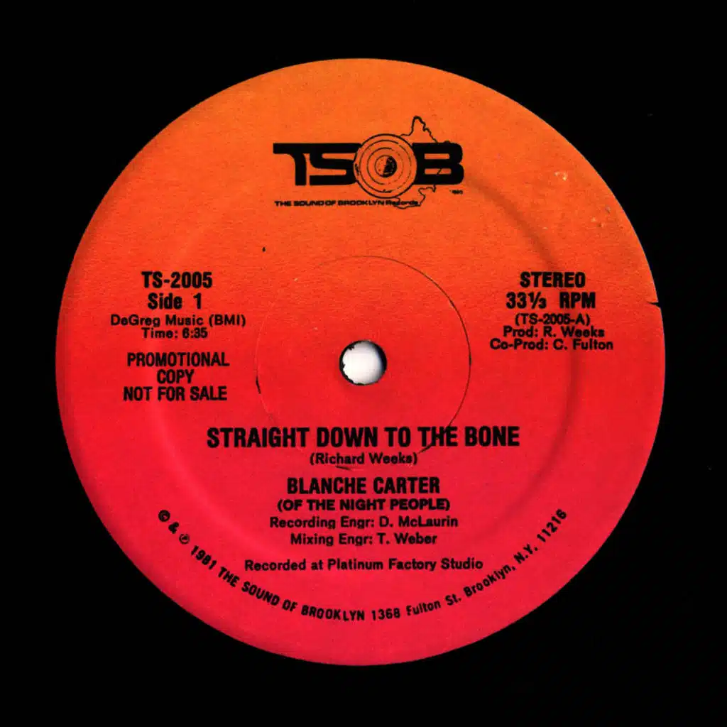 Straight Down To The Bone (Vocal)