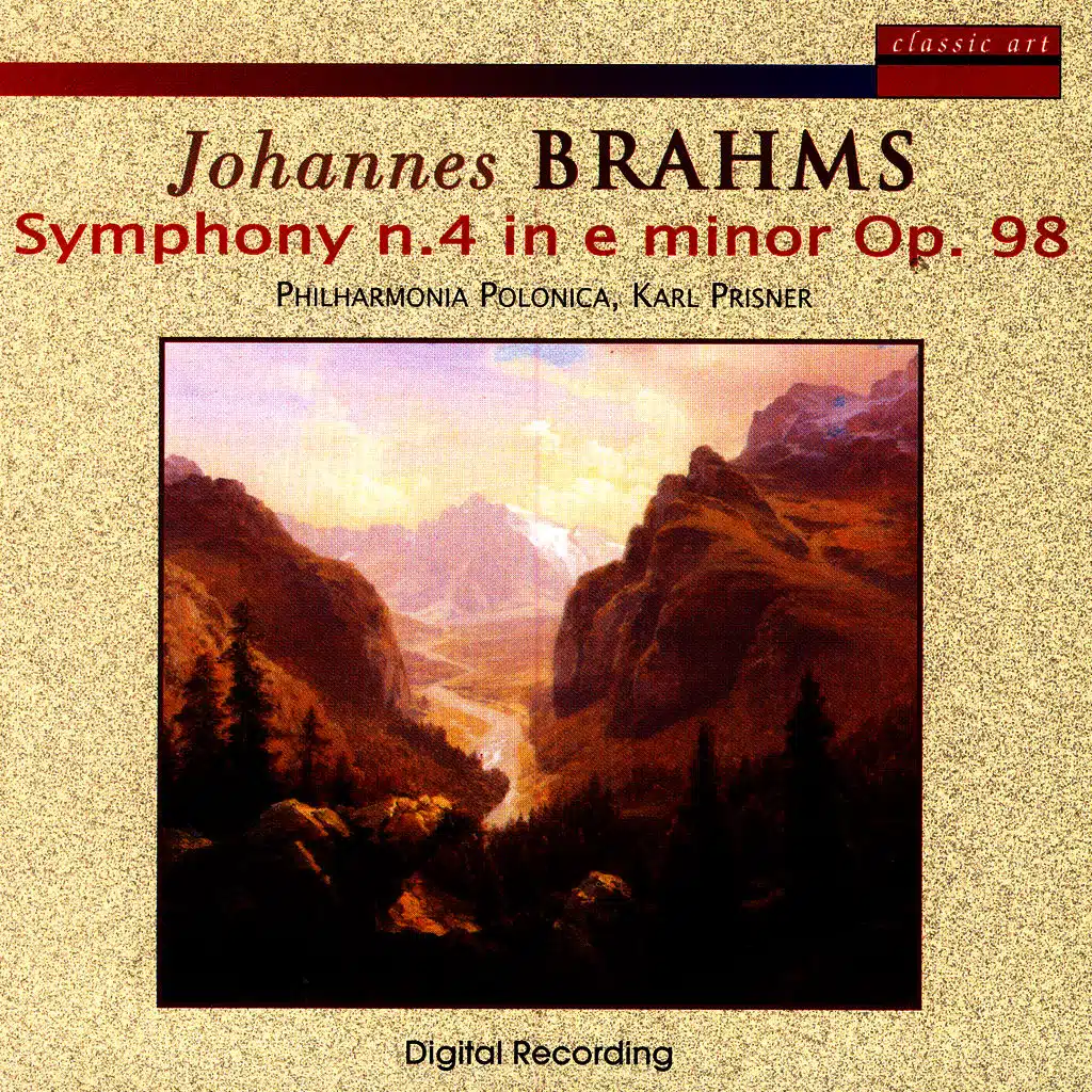 Johannes Brahms: Symphony N. 4 In E Minor Op.98