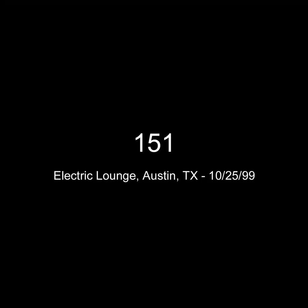 Electric Lounge Austin, Tx 10-25-99