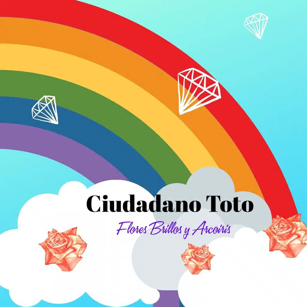 Flores Brillos y Arcoiris