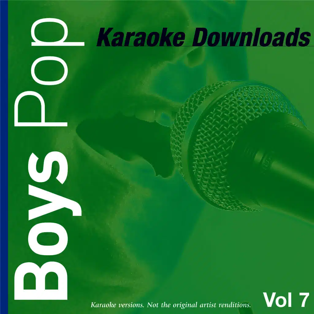 Karaoke Downloads - Boys Pop Vol.7