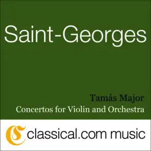 Joseph Boulogne Saint-Georges, Concerto For Violin And Orchestra In D Major, Op. 4