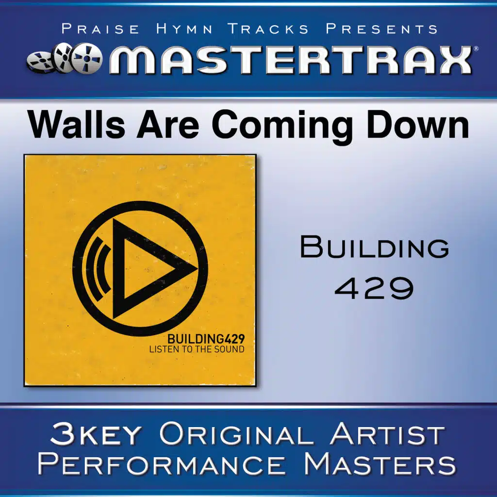 Walls Are Coming Down (Medium Without Background Vocals) ([Performance Track])