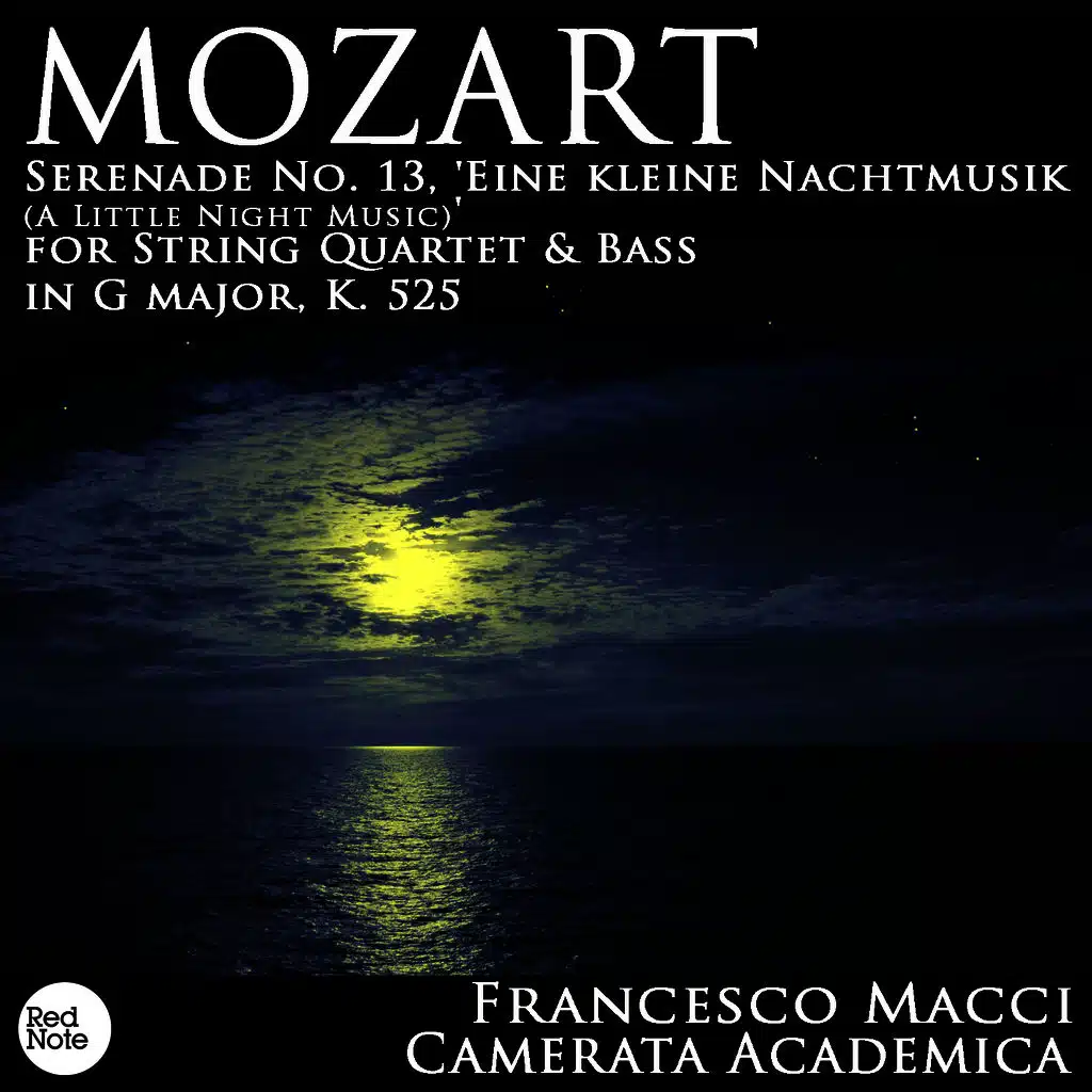 Serenade No. 13, 'Eine kleine Nachtmusik (A Little Night Music)' for String Quartet & Bass in G major, K. 525: IV. Rondo: Allegro