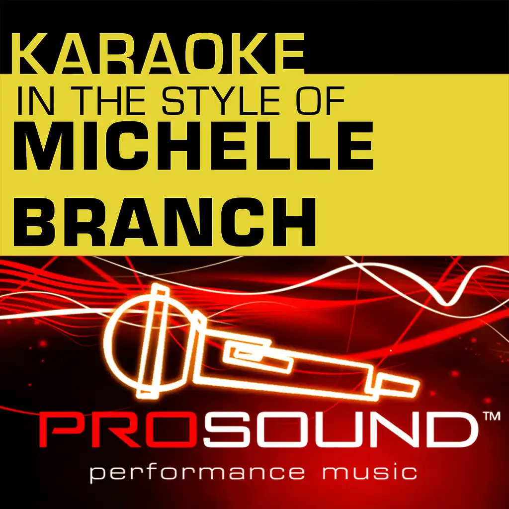 All You Wanted (Karaoke Lead Vocal Demo)[In the style of Michelle Branch]