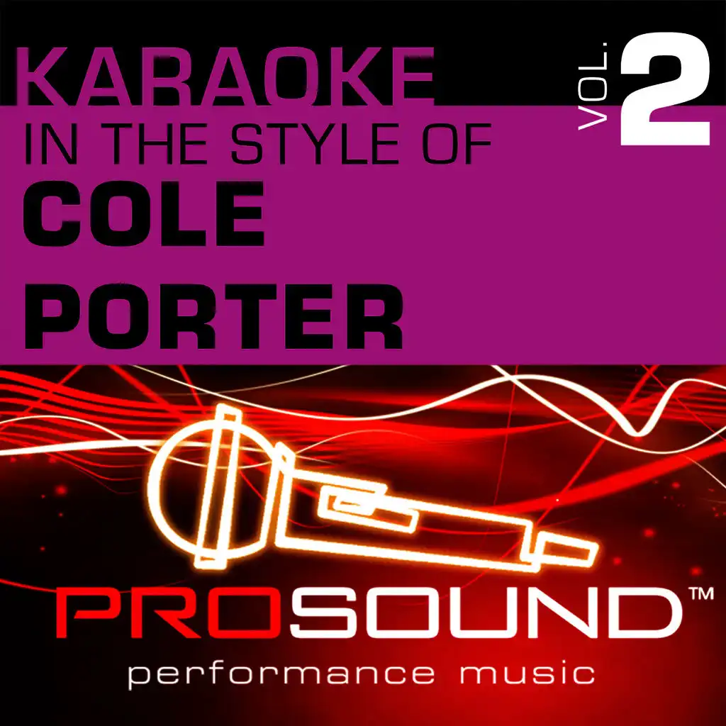 Anything Goes (Karaoke With Background Vocals)[In the style of Caroline O'Conner]