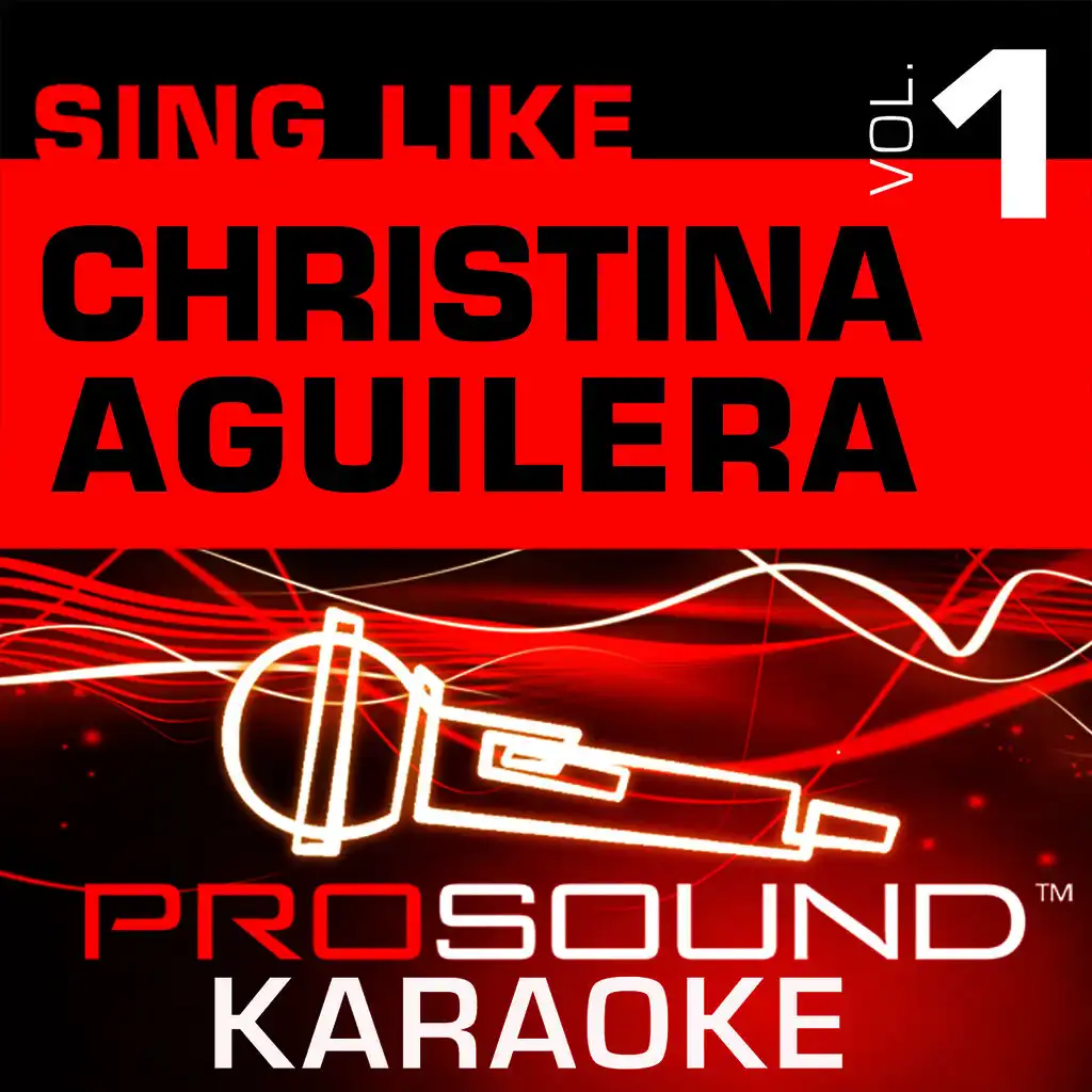 So Emotional  (Karaoke Lead Vocal Demo) [In the Style of Christina Aguilera]