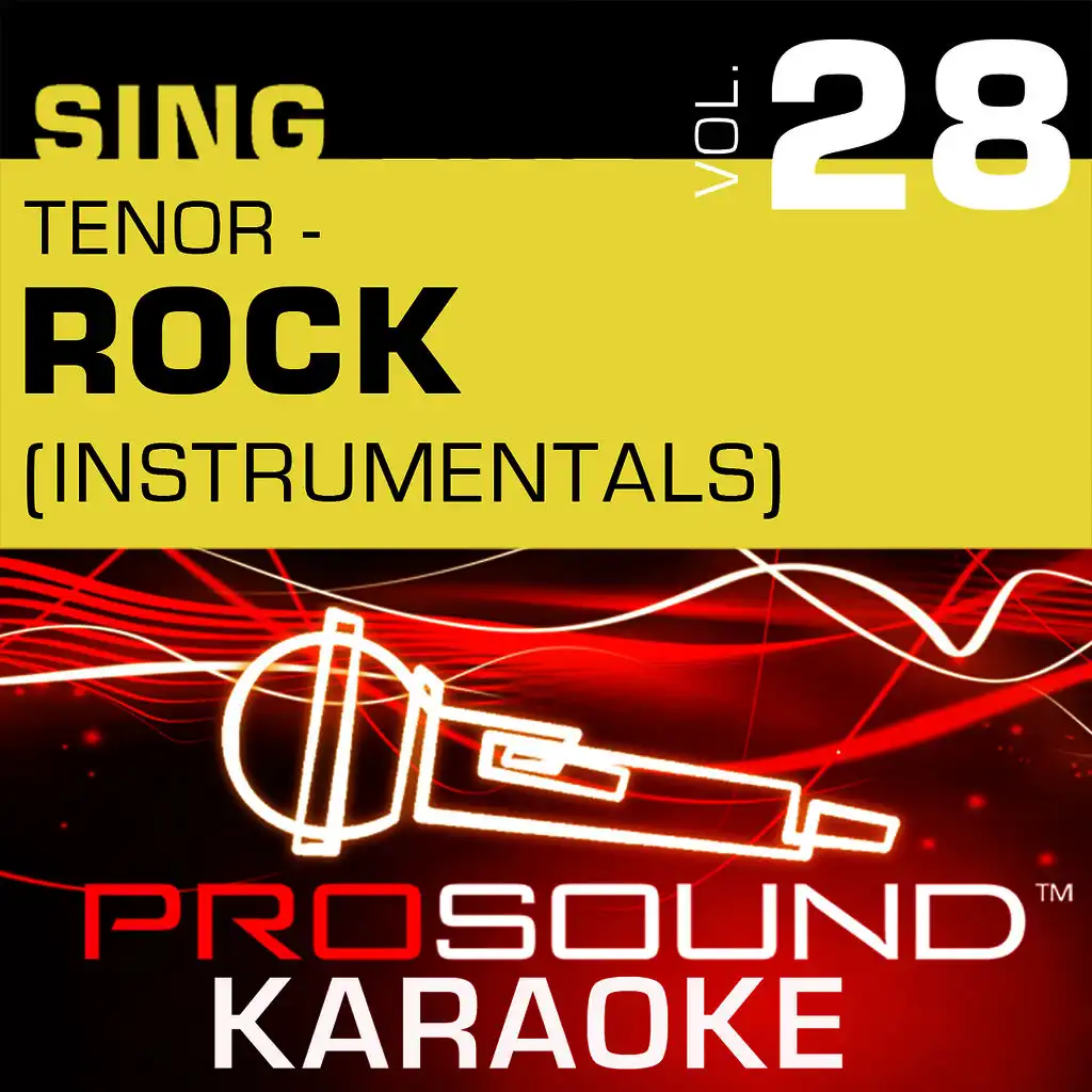 Sing Tenor - Rock, Vol. 28 (Karaoke Performance Tracks)