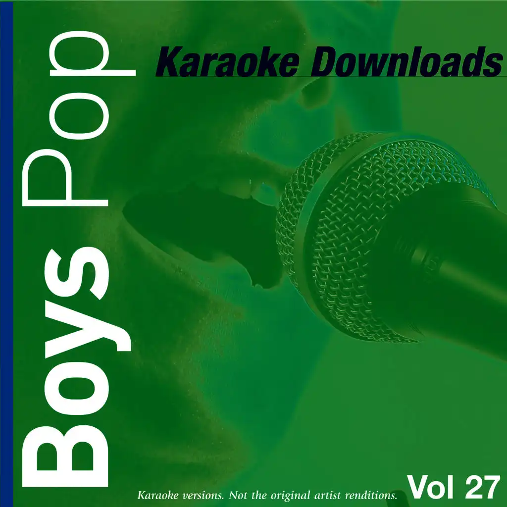 Karaoke Downloads - Boys Pop Vol.27